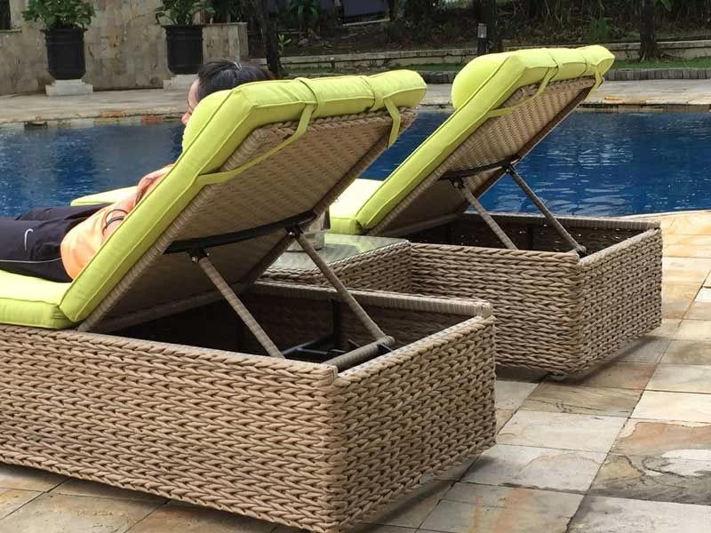 2 X Montana Sun Lounger + Free Side Table 13 2 X Montana Sun Lounger + Free Side Table - Image 11