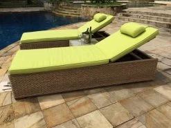 2 X Montana Sun Lounger + Free Side Table 24 2 X Montana Sun Lounger + Free Side Table -Garden Comfort Shop montana sun lounger XL 4 3