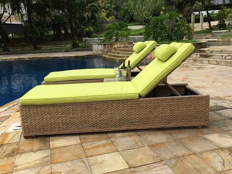 2 X Montana Sun Lounger + Free Side Table 8 2 X Montana Sun Lounger + Free Side Table - Image 6