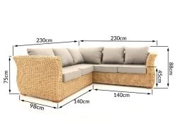 Montana Corner Sofa Set 15 Montana Corner Sofa Set -Garden Comfort Shop montana corner sofa dims 01