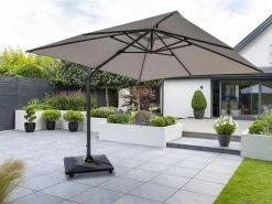 Royce Executive 3M SQ Cantilever Parasol 13 Royce Executive 3M SQ Cantilever Parasol -Garden Comfort Shop new base copy 1 10