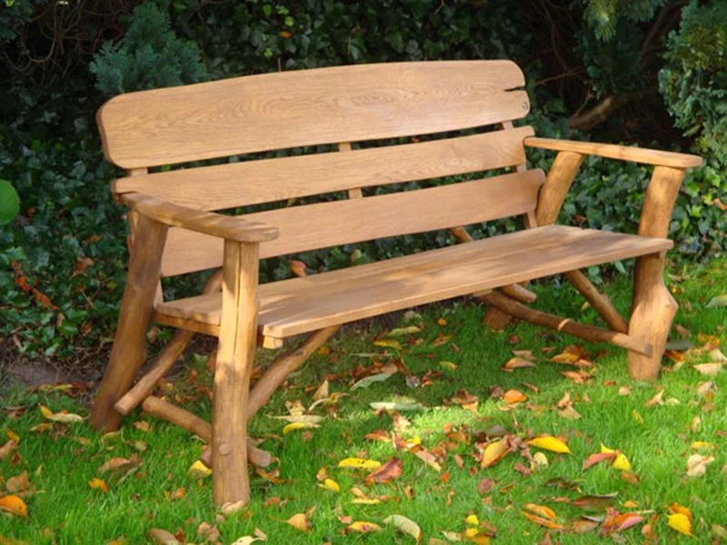 Oak Bench 170cm 9 Oak Bench 170cm - Image 7