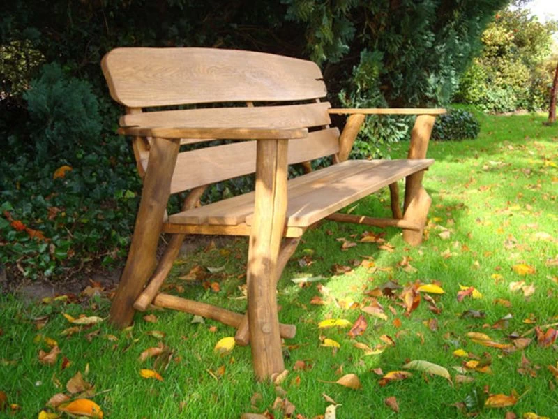 Oak Bench 120cm 10 Oak Bench 120cm - Image 8