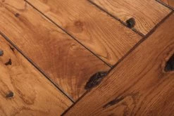 Rustic Oak Bedside Table