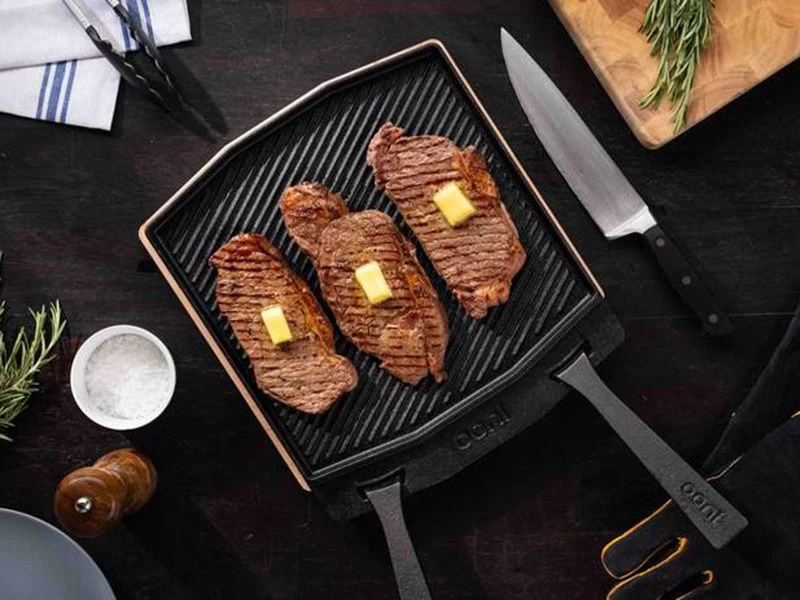 Dual-Sided Grizzler Plate | Ooni Range 3 Dual-Sided Grizzler Plate | Ooni Range