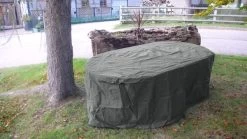 Breathable Rectangular Table Weather Cover | Large -Garden Comfort Shop oval rectangular table cover 2m 2.5mgrey 1 2