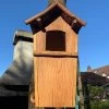 Rustic Oak Owl Box 2 Rustic Oak Owl Box -Garden Comfort Shop owl box front