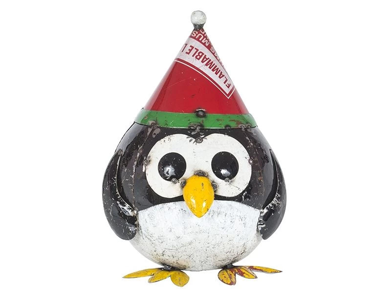 Festive Penguin Sculpture Small 10 Festive Penguin Sculpture Small - Image 8