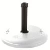 Parasol Base Round Concrete White - 22kg 1 Parasol Base Round Concrete White - 22kg -Garden Comfort Shop parasol base round concrete white 40kg 1 1
