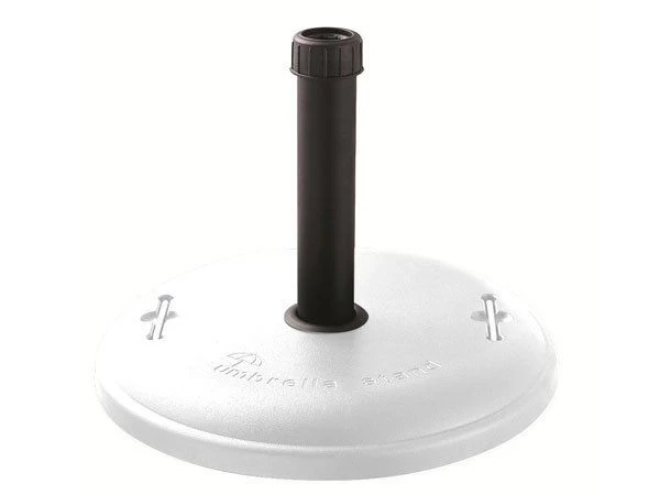 Parasol Base Round Concrete White - 22kg 3 Parasol Base Round Concrete White - 22kg