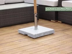 Parasol Base Burnt Stone Effect - 40kg