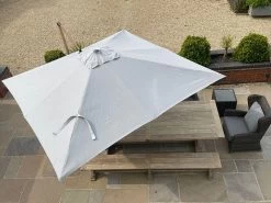 Royce Executive 3M SQ Cantilever Parasol Wood Effect -Garden Comfort Shop parcan73 3 xl
