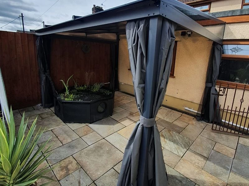 Four Seasons Wall Mounted Gazebo 3m X 3.65m 10 Four Seasons Wall Mounted Gazebo 3m X 3.65m - Image 8