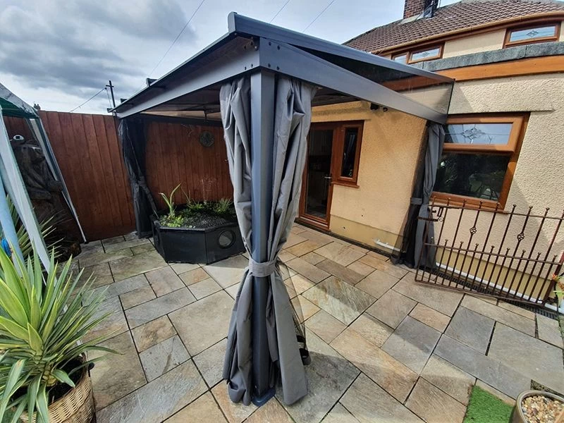 Four Seasons Wall Mounted Gazebo 3m X 3.65m 11 Four Seasons Wall Mounted Gazebo 3m X 3.65m - Image 9