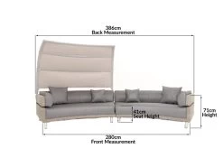 Medium Meteor Pienza Modular Set 12 Medium Meteor Pienza Modular Set -Garden Comfort Shop pienza dims 1 01