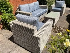 Fiji Pipe 3 Seater Sofa Suite -Garden Comfort Shop pipe sofa suite 3 xl