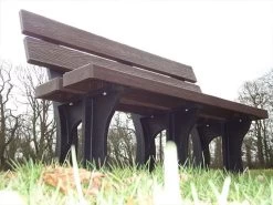 Eco Park Bench 1.3m 26 Eco Park Bench 1.3m -Garden Comfort Shop plastic park bench 1 2 xl 1