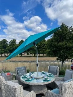 Platinum Tilting Parasol - 300cm Diameter -Garden Comfort Shop platinum 7