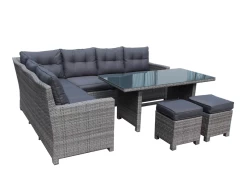 Provence Corner Dining Set -Garden Comfort Shop provence corner dining set xl 6 7