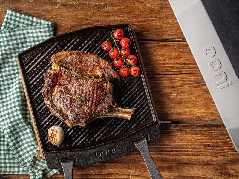 Dual-Sided Grizzler Plate | Ooni Range 8 Dual-Sided Grizzler Plate | Ooni Range - Image 6