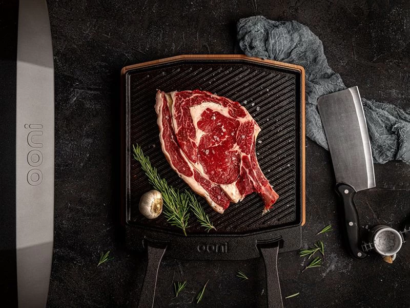 Dual-Sided Grizzler Plate | Ooni Range 10 Dual-Sided Grizzler Plate | Ooni Range - Image 8