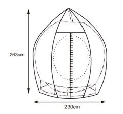 Breathable Apple Day Bed Weather Cover | Pre-Order 9 Breathable Apple Day Bed Weather Cover | Pre-Order - Image 7