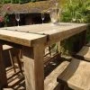 Reclaimed Teak Bar Table | 2m 2 Reclaimed Teak Bar Table | 2m -Garden Comfort Shop reclaimed teak bar set xl 2 1 1