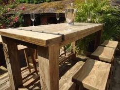 Reclaimed Teak Bar Table | 2m