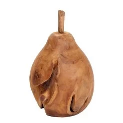 Pear Wooden Ornament 7 Pear Wooden Ornament -Garden Comfort Shop reclaimed teak pear large xl 1 1