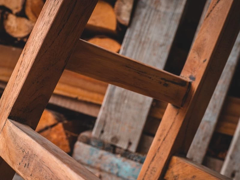 Reclaimed Teak Bar Stool 6 Reclaimed Teak Bar Stool - Image 4