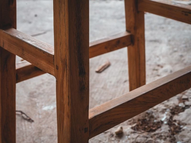 Reclaimed Teak Bar Stool 8 Reclaimed Teak Bar Stool - Image 6