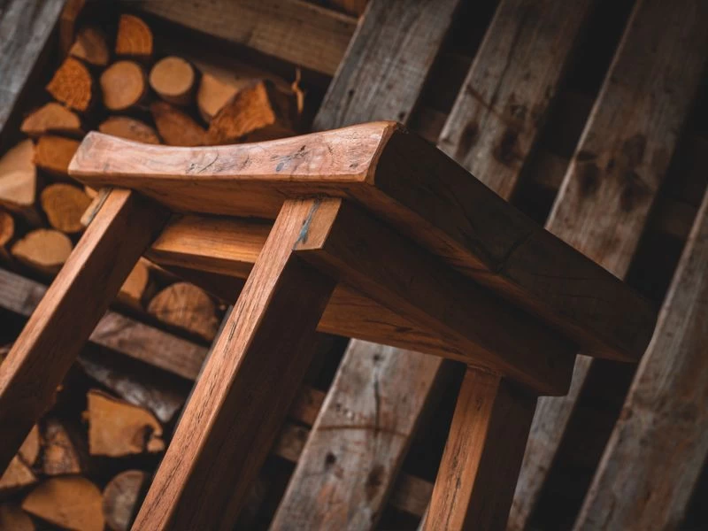 Reclaimed Teak Bar Stool 9 Reclaimed Teak Bar Stool - Image 7