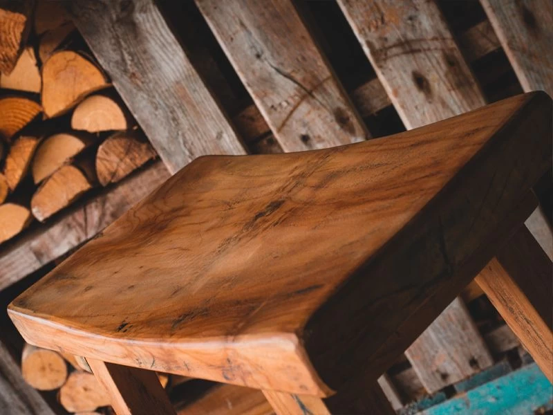 Reclaimed Teak Bar Stool 11 Reclaimed Teak Bar Stool - Image 9