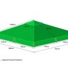Replacement 3m X 3m Deluxe Gazebo | Canopy 1 Replacement 3m X 3m Deluxe Gazebo | Canopy -Garden Comfort Shop replacement 3m 3m deluxe gazebo canopy diameter