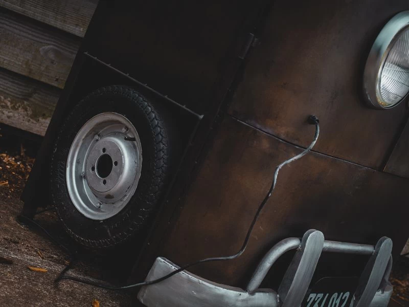 Indian VW Vintage Bus Storage Cabinet 13 Indian VW Vintage Bus Storage Cabinet - Image 11