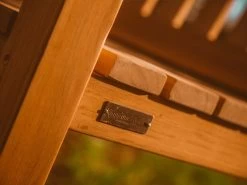 Contour Teak Bench With Arms | FSC® Certified -Garden Comfort Shop resized 13 4