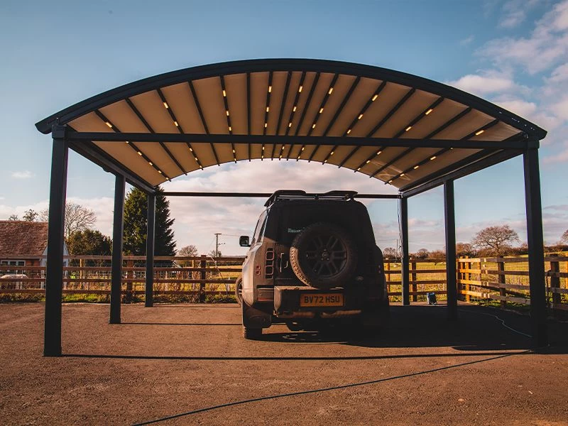 Luna Crescent Retractable Awning 4.75 X 4m | Luna Range | RHS Tatton Park 4 Luna Crescent Retractable Awning 4.75 X 4m | Luna Range | RHS Tatton Park - Image 3