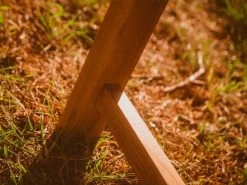 Contour Teak Bench With Arms | FSC® Certified -Garden Comfort Shop resized 17 3