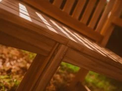 Contour Teak Bench With Arms | FSC® Certified -Garden Comfort Shop resized 21