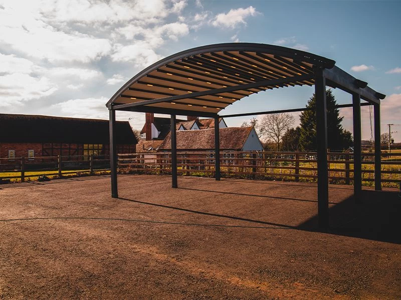 Luna Crescent Retractable Awning 4.75 X 4m | Luna Range | RHS Tatton Park 3 Luna Crescent Retractable Awning 4.75 X 4m | Luna Range | RHS Tatton Park - Image 2