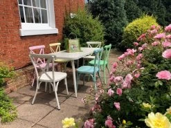 Retro 6 Cross Back Chair Set -Garden Comfort Shop retro 6 chair set 1 xl 1