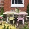 Retro 6 Chair Dining Set 2 Retro 6 Chair Dining Set -Garden Comfort Shop retro 6 chair set 3xl 1