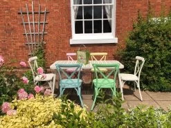 Retro 6 Cross Back Chair Set -Garden Comfort Shop retro 6 chair set 4 xl 1