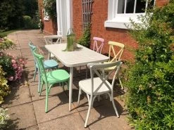 Retro 6 Cross Back Chair Set -Garden Comfort Shop retro 6 chair set 5 xl 1