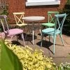 Retro Cross Back 4 Chair Set 2 Retro Cross Back 4 Chair Set -Garden Comfort Shop retro cafe 4 chair set 1 xl 2