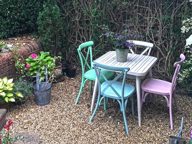 Retro Cross Back 4 Chair Set (Square) 4 Retro Cross Back 4 Chair Set (Square) - Image 2