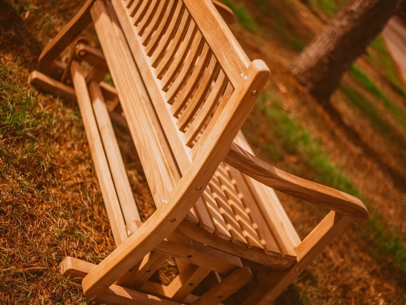 Teak Glider Bench 1.3m 16 Teak Glider Bench 1.3m - Image 14