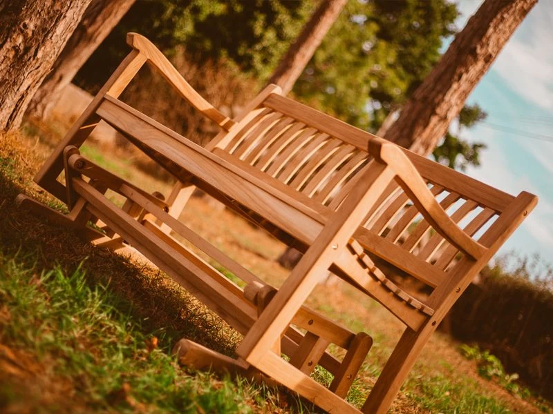 Teak Glider Bench 1.5m 9 Teak Glider Bench 1.5m - Image 7