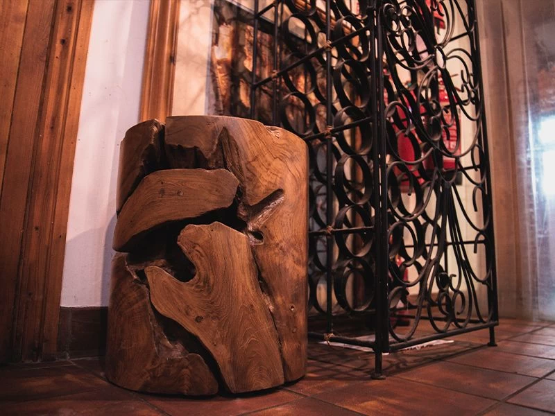 Naga Reclaimed Round Stool 10 Naga Reclaimed Round Stool - Image 8