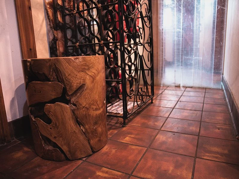 Naga Reclaimed Round Stool 7 Naga Reclaimed Round Stool - Image 5